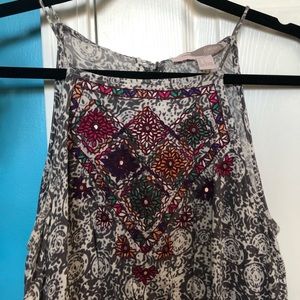 Boho Embellished Tank